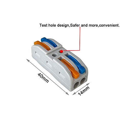 Aiqeer 16 Pezzi SPL-2 Leva-Dado Cavo Connettore, 2...