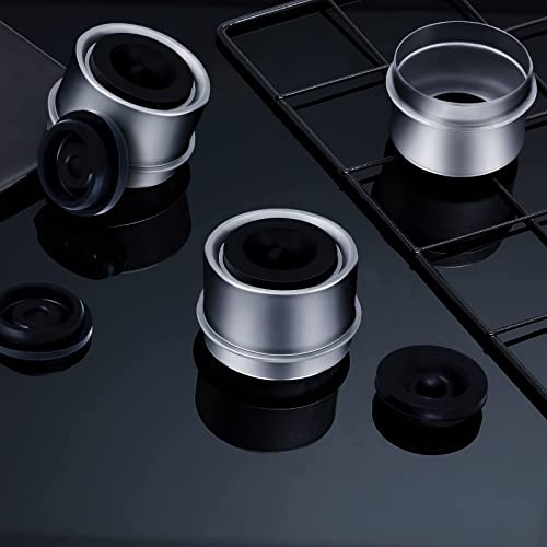 Trailer Bearing Dust Cap 4 Pieces Trailer Axle Grease Cap Wheel Center Caps Lube Grease Covers With 4 Rubber Plugs Replacements For Trailer Wheel Hubs(1.98 Inches For 2,000 To 3,500 Lb) #TOP4