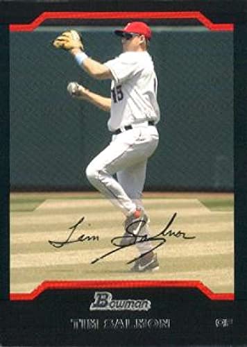 2004 Bowman #46 Tim Salmon Anaheim Angels Official Baseball Card in Raw (NM or Better) Condition