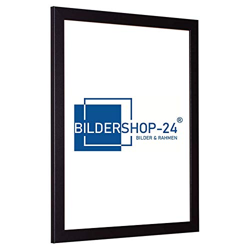Bildershop-24 Bilderrahmen Monza in SCHWARZ in 60 X 60 Fotorahmen, Wechselrahmen, Posterrahmen, Puzzlerahmen – Bild 3