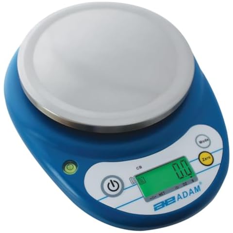 Adam Equipment CB 1001 Compact Balance, 1000g Capacity, 0.1g Readability Cover