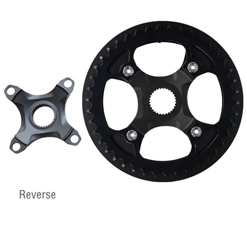 Pédalier de vélo 42T en alliage d'aluminium robuste pour moteur de vélo électrique