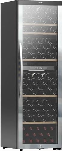 Cave à Vin Double Zone CVG120CF2T pour 120 Bouteilles GIONA