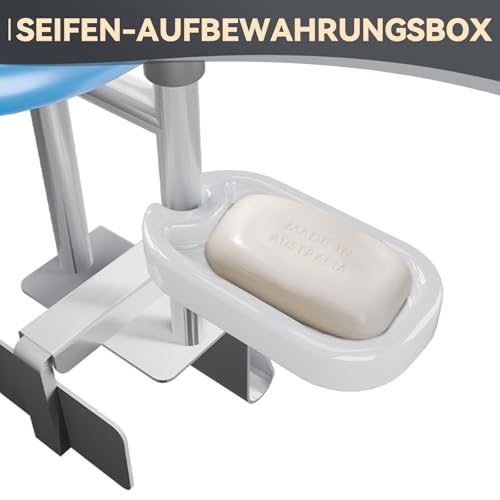 badewannen einstiegshilfe für senioren, badewannengrif f haltegriff badewanne ohne Bohren, wannengriff mit Seifenkiste,geeignet für Haltegriff Badewanne Wanddicke 8–13 cm