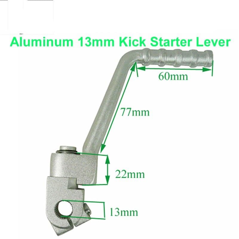 Levier de démarrage 13mm en aluminium léger et robuste pour CRF50