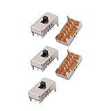 Contenido del paquete: 5 piezas x interruptores DIP; Color principal: Marrón, Tono plateado; Nombre del producto: Interruptor DIP
