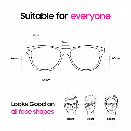 Image of Wood Sunglasses Men & Women, 100% UVA & UVB Protection | 9-Layer Polarized Lenses, Bamboo Frame, Bamboo Case, Pouch & Cleaning Cloth Included, Lightweight, Eco-Friendly Design