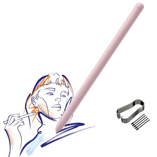 Tab S6 Lite S Pen Stylet de Rechange pour Samsung Galaxy Tab S6 Lite Stylet + Pointes(sansBluetooth) Rose Mystique