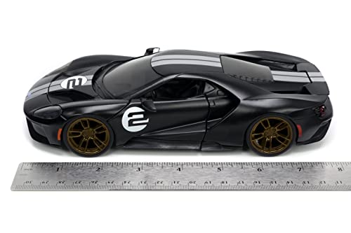 Jada Toys Big Time Muscle Auto 1:24 Ford GT 2017 Negro/Blanco miniatura 7