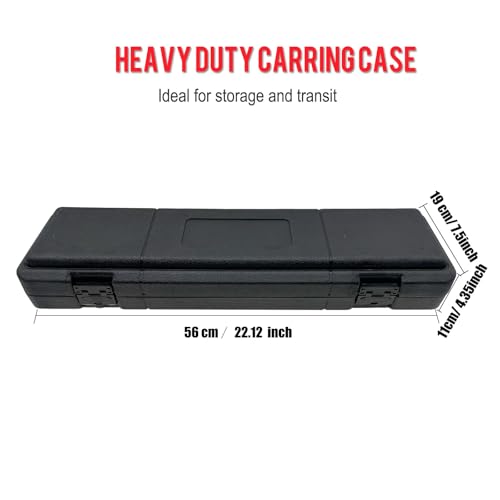 THIKPO Inneres Spurstangen Werkzeug Set 13-teiliges Automobil Inneres Spurstangen Werkzeugset mit 12 Gabelkopf-Adaptern, 1/2 Zoll Antriebsrohr-Spurstangen Werkzeug, geeignet für inländische & importie