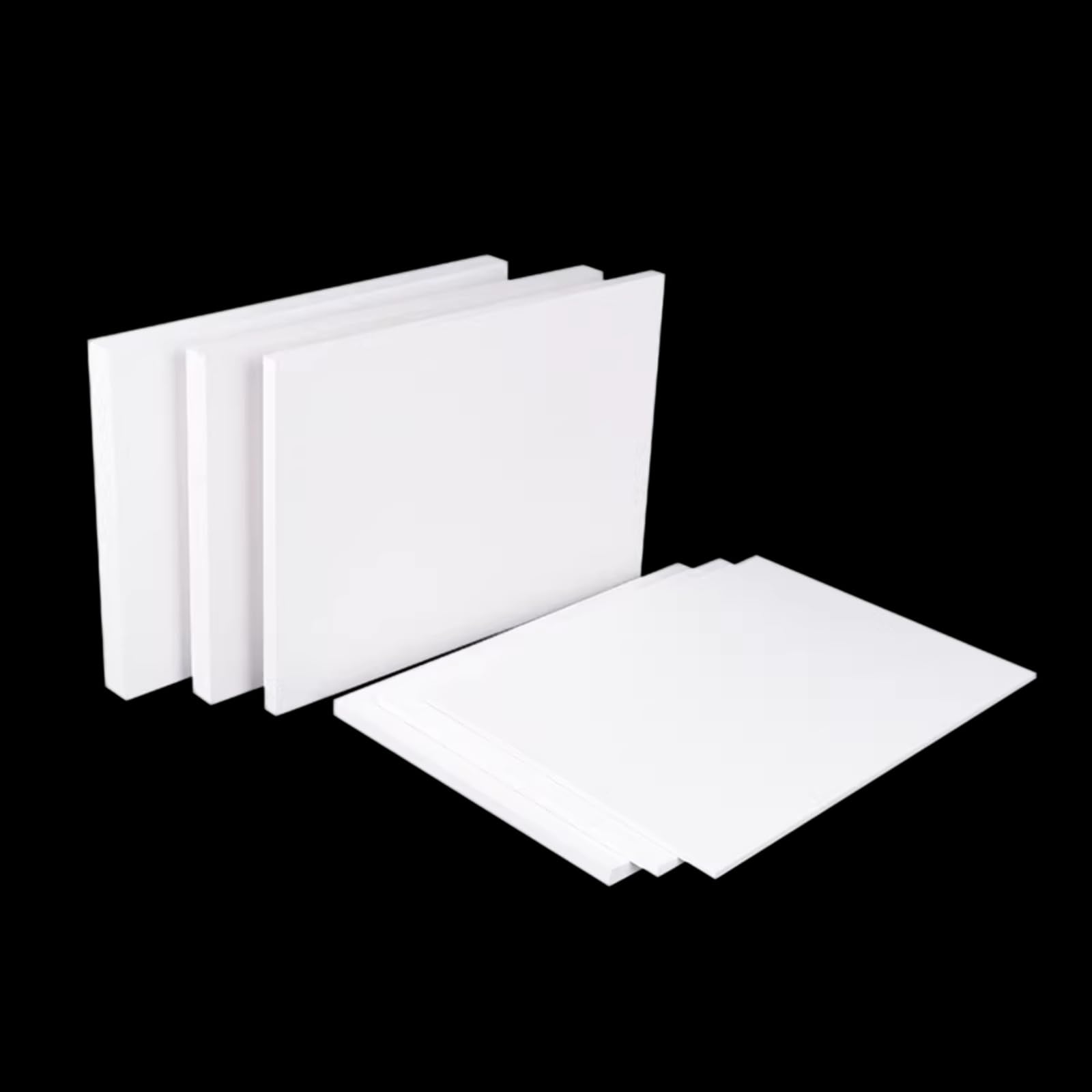 PTFE-Kunststoffplatte, Reines PTFE-Blatt, 400 x 400 mm, 1–3 mm, geringe Reibung, temperaturstabile Abdichtung, bearbeitbar(1.5mm)