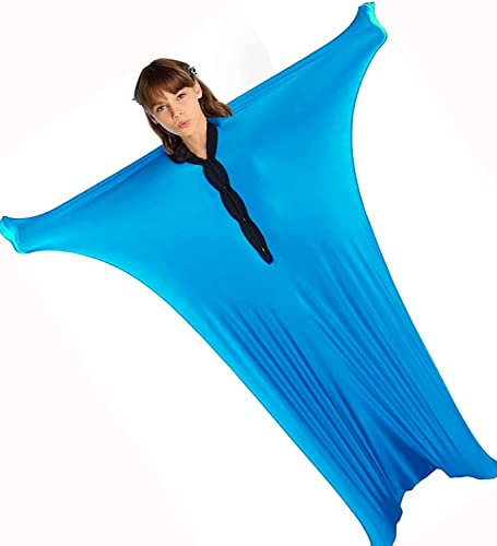 KANGXYSQ Body Sock Sensory Sox Deep Pressure Stimulation for Children and Adults with Sensory Proceessing Disorders or Autism(Sky Blue,Medium/M)