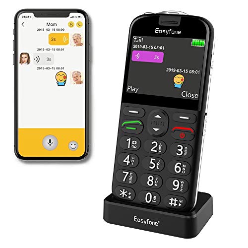 Easyfone Prime A4 Senior - Teléfono móvil sin SIM