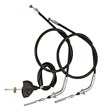 Race Driven Upper & Lower Front Brake Cables for Yamaha Timberwolf YFB250 YFB 200 Blaster YFS200 YSF...
