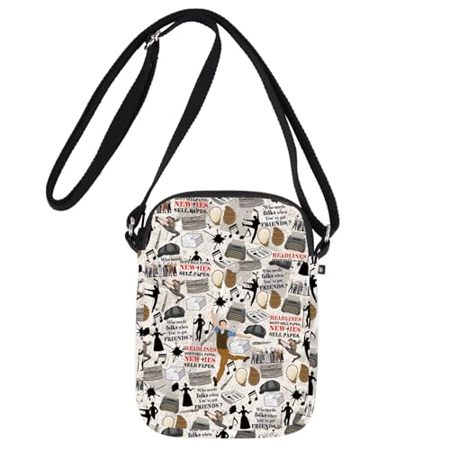 JNIAP Musical Crossbody Bag Musical Gifts Jack And Katherine Gift Musical Shoulder Bag