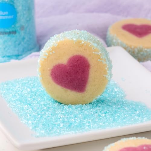 Image of Sweets Indeed Blue Sugar Sprinkles, Edible Baby Blue Sugar Crystals, Perfect for Cake Decorations, Baking, Ice Cream, Cookies, Cupcake Topper (Baby Blue Sugar)
