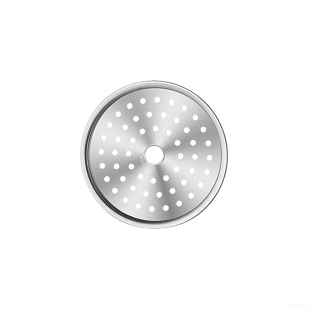 Vootnifig 304 Stainless Steel Steamer Tray Round Rack Plate for Pressure Cookers 15-39cm Kitchen Cooking Tool(15.5cm)