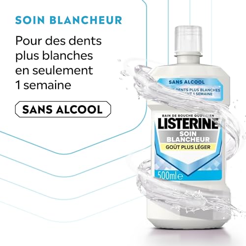 Bain de bouche sans alcool Listerine Clinical Solutions Blancheur 500 ml - 2