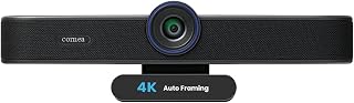 Cornea All in one 4K UHD AI Webcam 4X Digital Zoom,118°Ultra-Large Viewing Angle with Auto Focus 2D,3D,Noise Cancelling Mi... Price In India