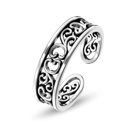 LeCalla Adjustable Sterling Silver Toe Ring Cover