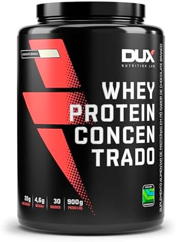 Whey Protein Concentrado Chocolate Branco Pote 900g – Contribui p...