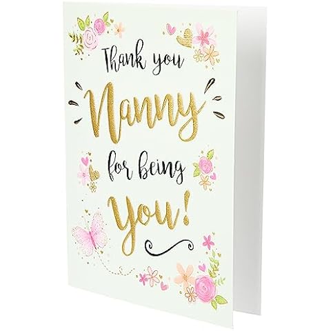 Piccadilly Greetings Nanny Birthday Card Cover