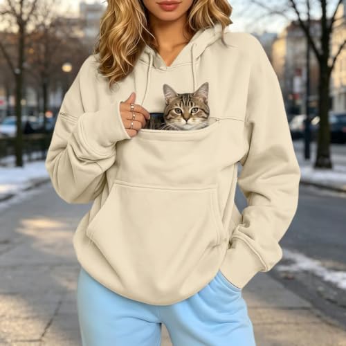 Sudadera protección solar mujer oversize manga larga invierno 3