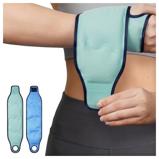 Fefod Bolsa de Hielo para Muñeca, 2 PCS Bolsa de Gel para la Manos Reutilizable con Correas Ajustables, Paquete de Hielo de Gel, Ambidextro Bolsa de Gel Frío o Calor para Lesiones las Manos y Esguince