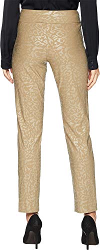 Krazy Larry Pull-On Ankle Pants Taupe Animal 4 283