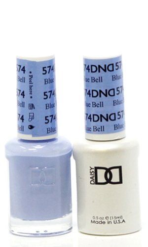 DND Daisy Duo Soak off Gel and Matching Nail Polish - 2016 Collection + Buy 2 colors get 1 FREE airbrush Stencil (574 - Blue Bell)