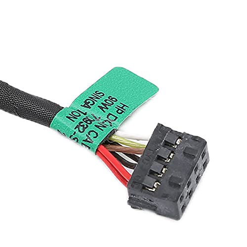 Xiuganpo Kabel z Gniazdem Zasilania Prądem Stałym Typu Plug and Play Zamiennik Wiązki Przewodów Laptopa do Wygodnego Zamiennika 756996-FD1