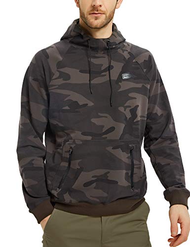 Navifalcon Mens Pullover Hoodie Hoodies for Men Cotton Hooded Sweatshirt Camo Small Present