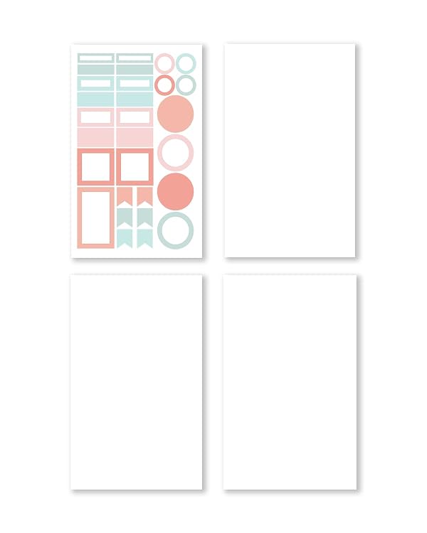 Rongrong Pastel Planner Stickers Book for Planners, Calendars, Journals and Projects – Functional Beautiful Pastel Colored Box Stickers – Scrapbook Accessories – 24 Pages by Rongrong - Image 8
