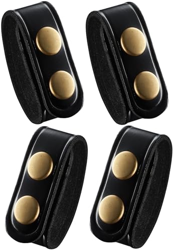 Perfect Fit Shield Wallets Duty Belt Keeper with Double Snap Closure (Pack of 4)4