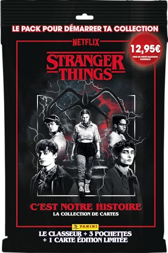 Panini Stranger Things Trading Cards - Pack de Inicio (1 Carpeta