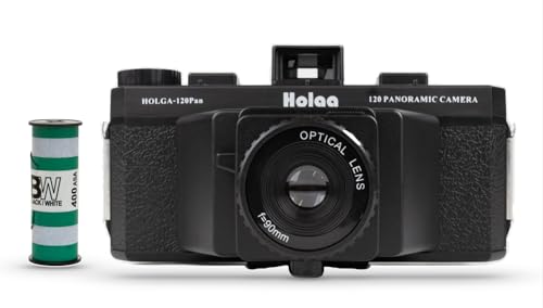 Anton & HOLGA 120N - Set panoramico Pan 6 x 12, formato medio (incl. pellicola B+W)