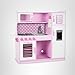 Melissa & Doug Wooden Chef’s Pretend Play Toy Kitchen with “Ice” Cube Dispenser – Cupcake Pink/White - FSC Certified