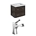 American Imaginations AI-8364 Plywood-Melamine Vanity Set with Single Hole CUPC Faucet, Dawn Grey