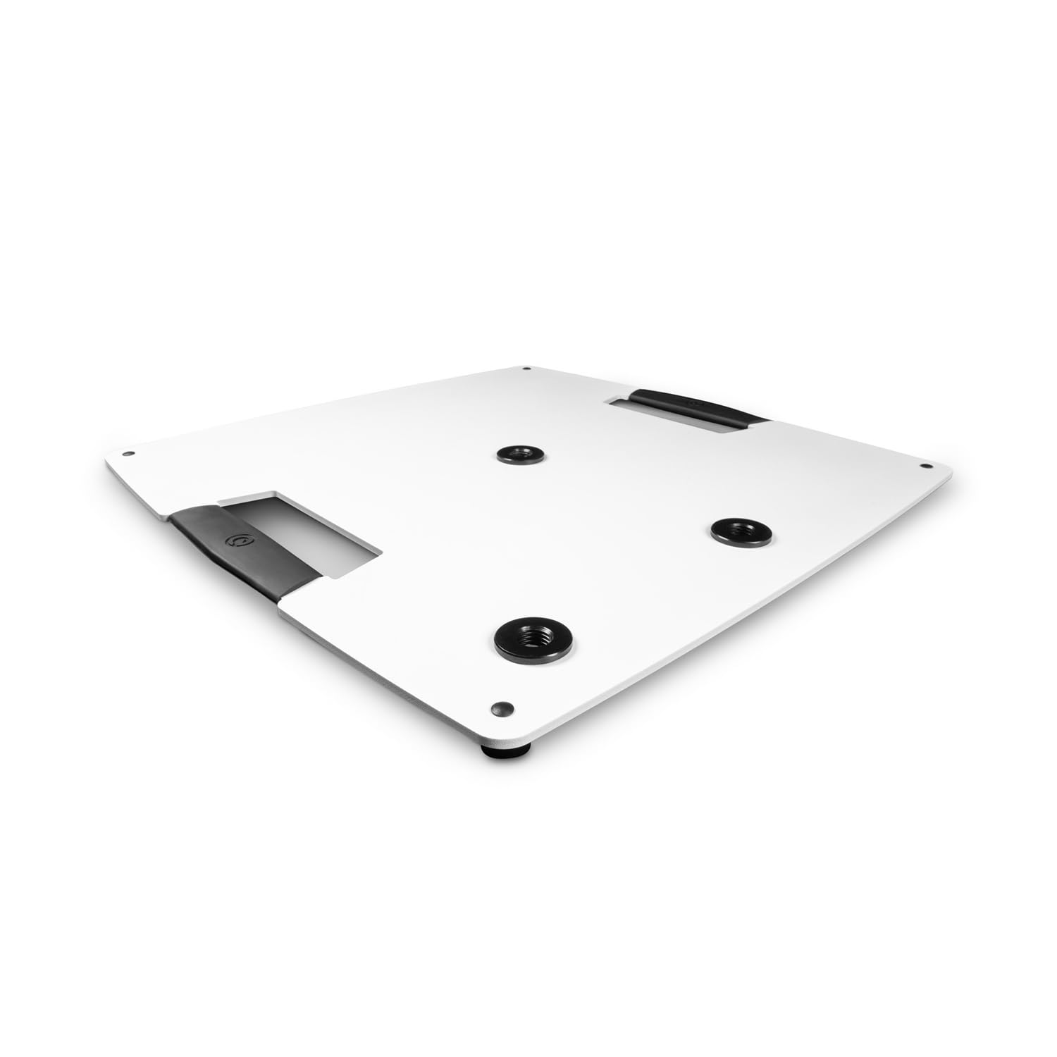Gravity LS 431 W - Pied d'éclairage avec base carrée en acier et possibilité de montage excentrique