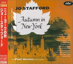 PAUL WESTON AND HIS ORCHESTRA JO STAFFORD - Autumn in New York - Disque CD