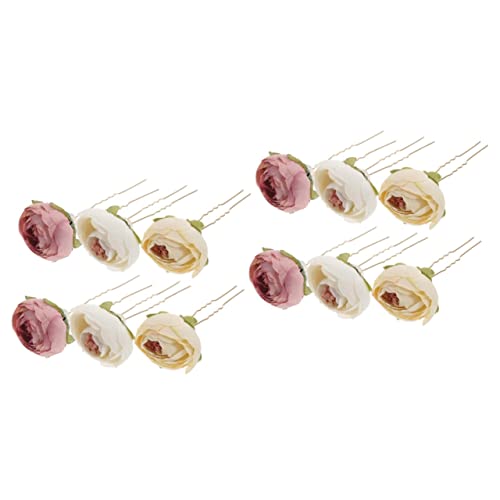 Broches à soie pour cheveux ABOOFAN : 6 paires d'épingles U élégantes pour chignons