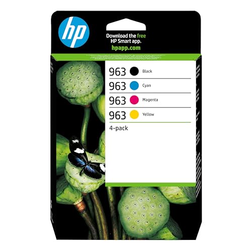 HP 963 4-Pack CMYK(4) Original Combo Ink Cartridge