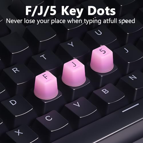 130 adhesivos para teclado ergonómicos para uñas largas miniatura 5