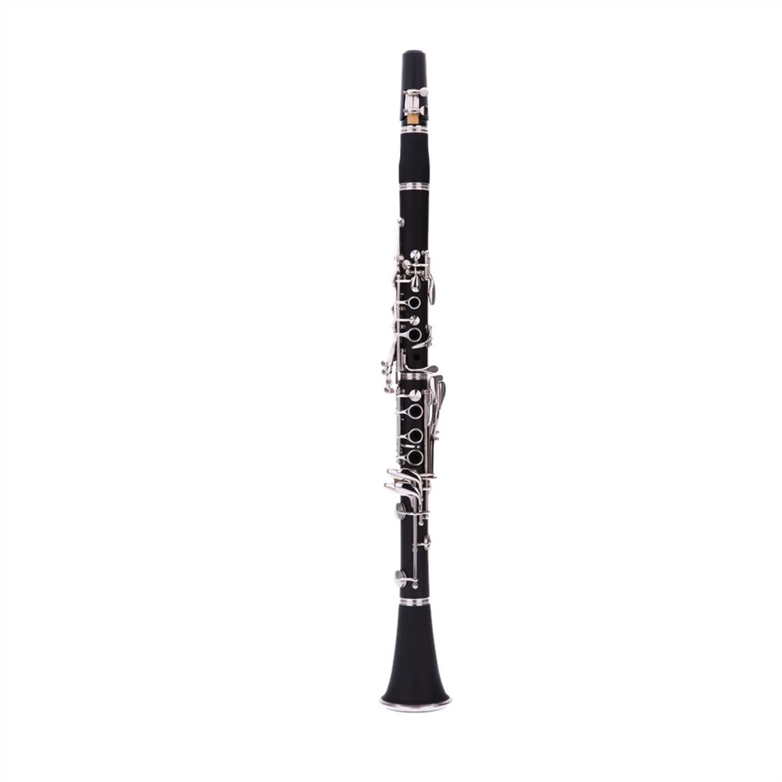 17 Llave BB Flat Clarinet Nickel Plating Con Guantes De Tela De Limpieza Instrumentos Musicales Duraderos