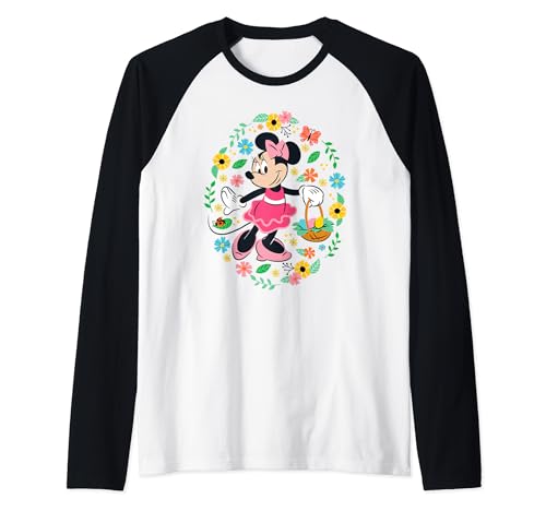 T-shirt baseball Minnie Mouse Disney de Pâques aux finitions soignées