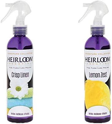 Furniture Polish 2-Pack Combo (Lemon Zest & Crisp Linen)