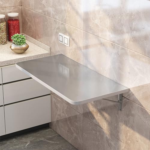 Table murale pliante acier inoxydable pour petit espace et table pliable - 4