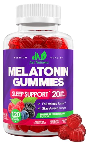 Melatonin 20mg Gummies (120 Count) - Maximum Strength Sleep...