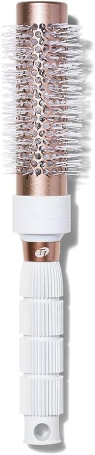 T3 Volume Round Hair Brush Ceramic-Coated Barrel Vented Round Brush for Blow Drying Heat Resistant Bristles