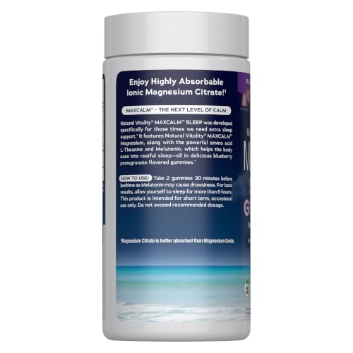 Natural Vitality Sleep Magnesium Gummies